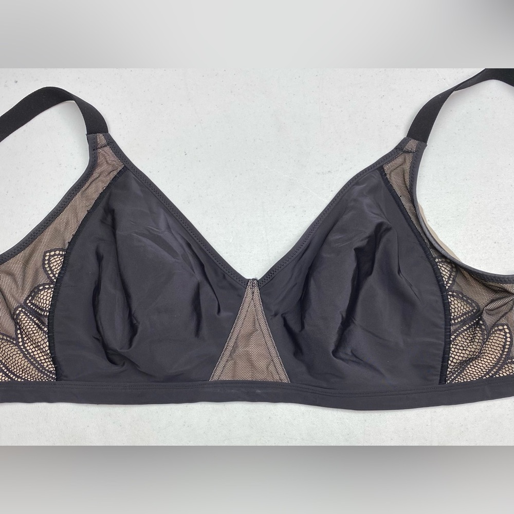 Wonderbra BLK/TAN Unlined Wireless, 38D *1017